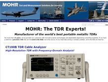 Tablet Screenshot of mohr-engineering.com